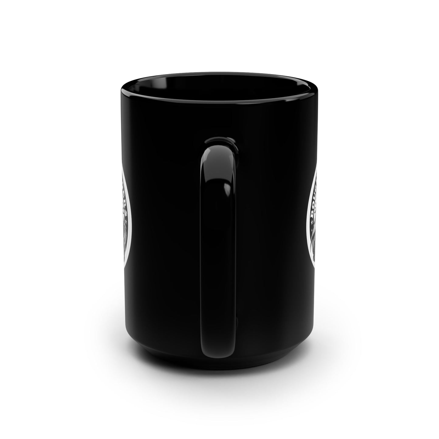 Bougie Riders Logo Black Ceramic Mug - 15oz Mug