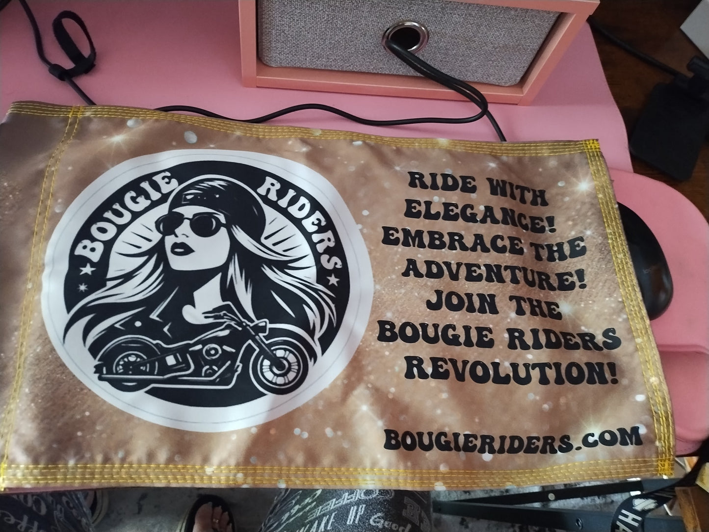 Bougie Riders Rip Proof Bike Flag
