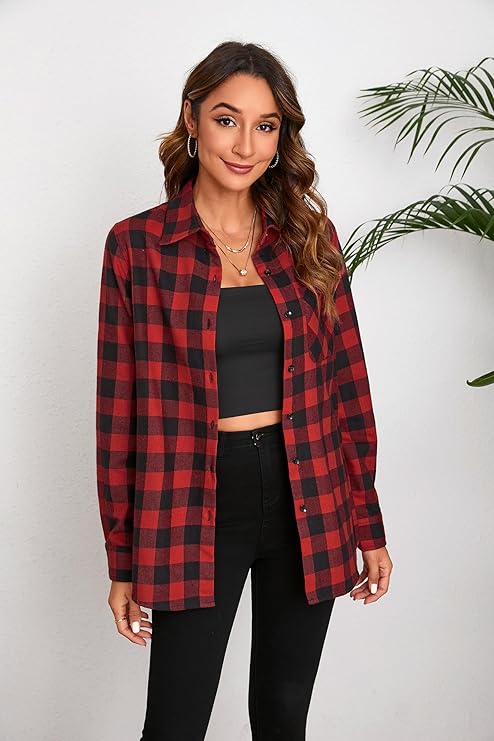 Bougie Riders Button Down Flannel Shirt