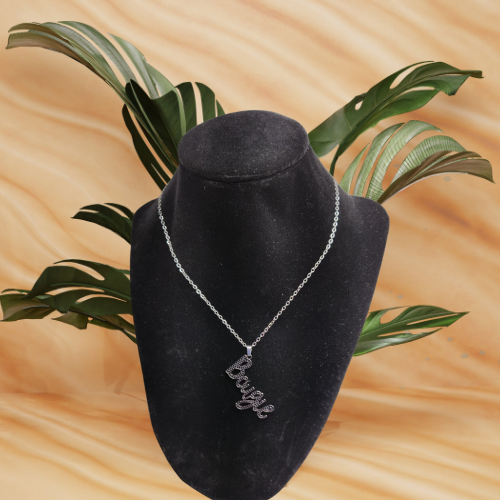 Bougie Riders Zirconia Pave Necklace