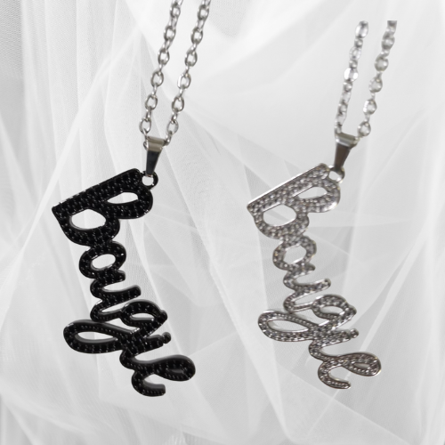 Bougie Riders Zirconia Pave Necklace