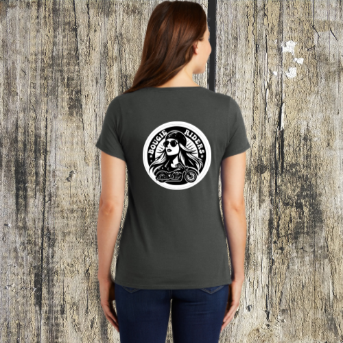 Bougie Riders Nike Ladies Dri-FIT Cotton/Poly Scoop Neck Tee