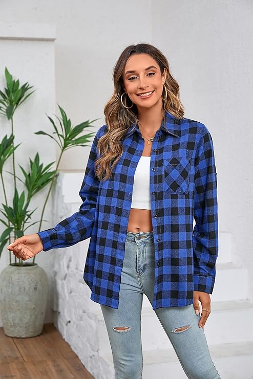 Bougie Riders Button Down Flannel Shirt