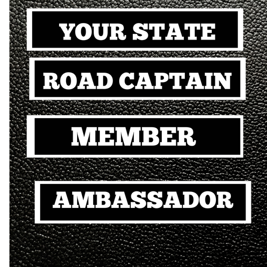 Bougie Riders Text Patches