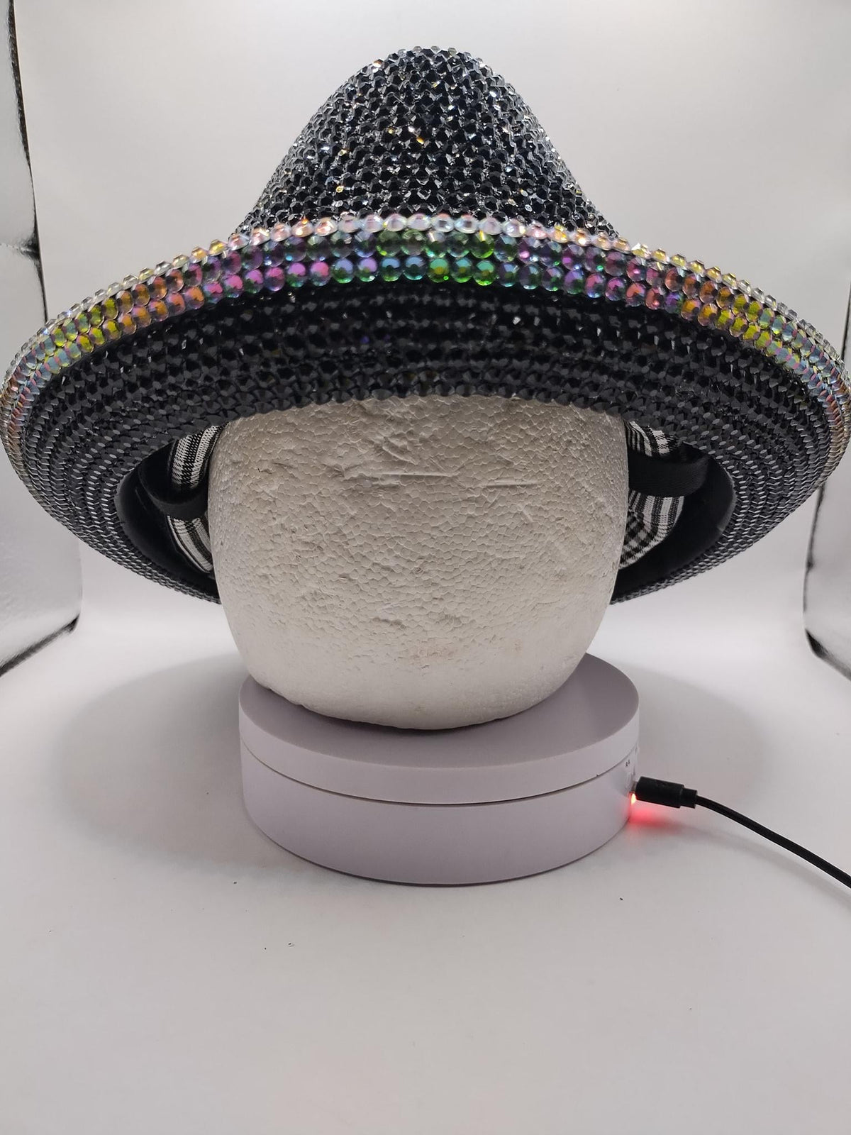 Custom Bling Fedora Ralphie Novelty Motorcycle Helmet Mike's Pro Lid