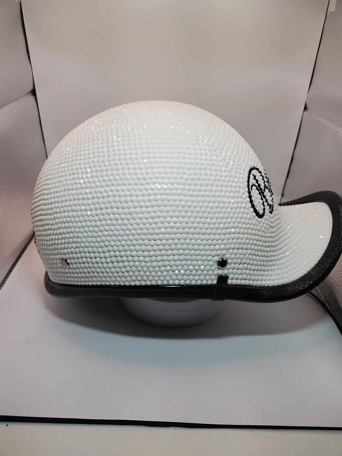 Custom Bling DOT Dovetail Motorcycle Helmet with Retractable Visor