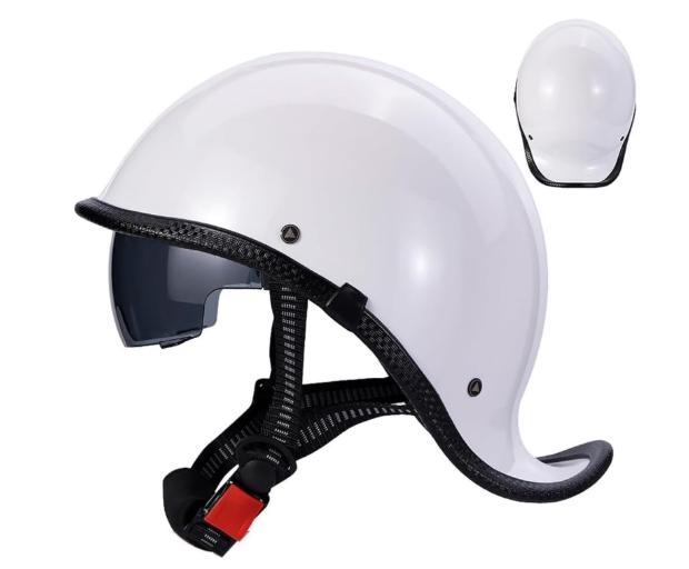 Custom Bling DOT Dovetail Motorcycle Helmet with Retractable Visor